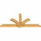 Ekena Millwork Redmond Rough Sawn Timber Gable Bracket, Western Red Cedar, 96"W x 44"H x 4"D x 6"F, 11/12 Pitch GBW096X44X0406RED00RWR - alternate 5